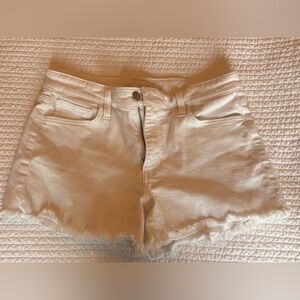 Joes Women’s White Denim Cutoff Shorts